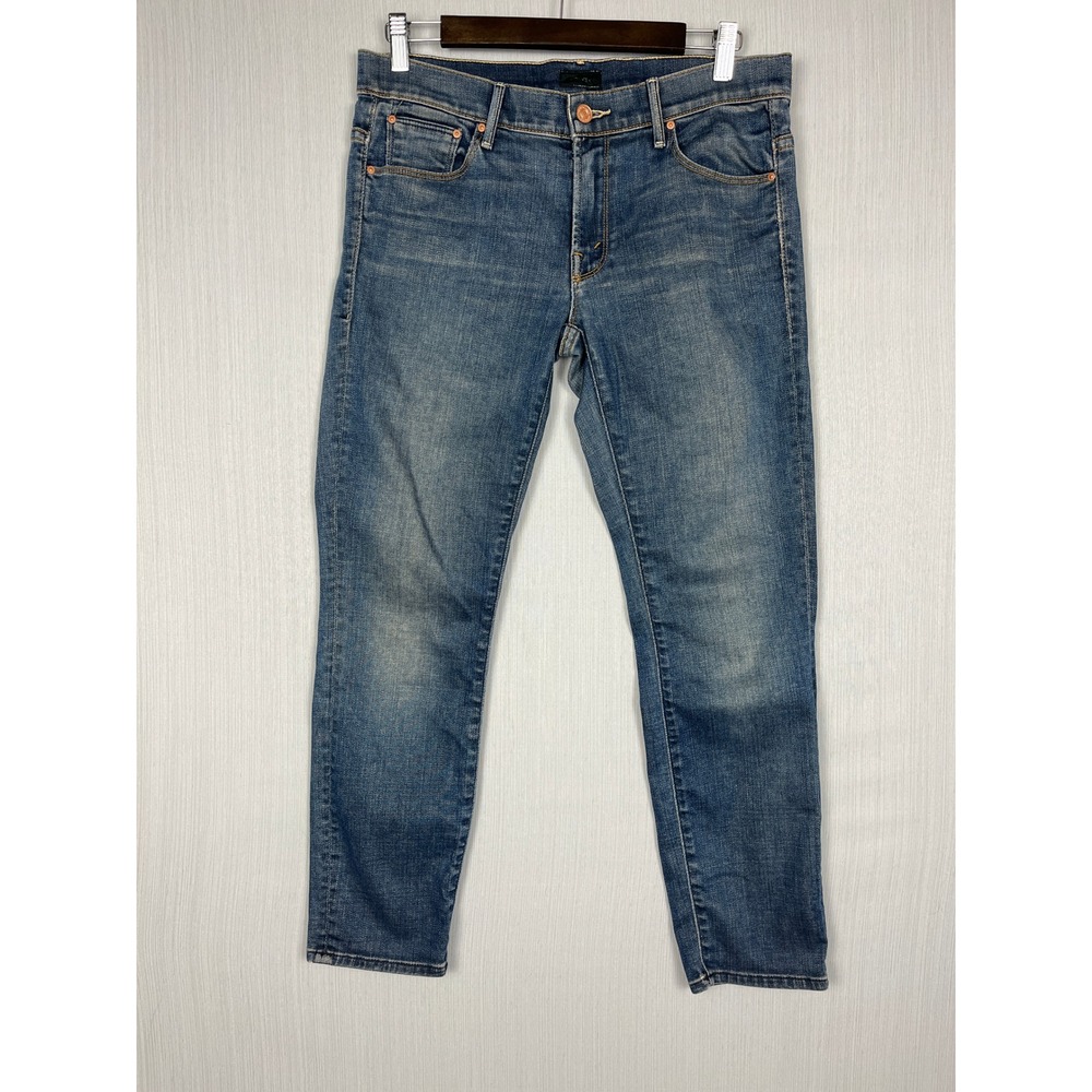 MOTHER Jeans Womens 27 Blue Skinny Not Skinny Frisco Kid Denim Stretch FAIR